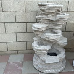New Water Fountain Made Out Of Cement Perfect Gift 