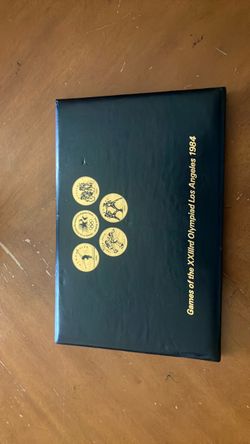 1984 Los Angeles Olympics Coin Set Box