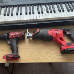 Drill And Sawzall With Charger