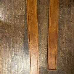Cherry Wood Floating Shelves - Pair