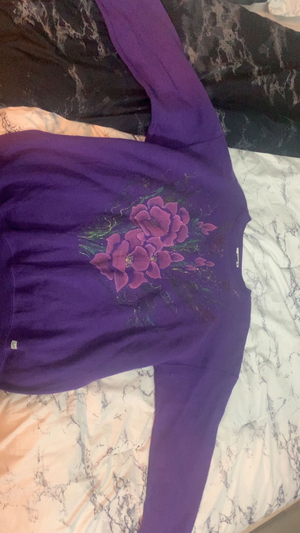 Lee Purple Cotton Sweatshirt