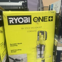 RYOBI ONEE 18V STICK VACUUM KIT CORDLESS