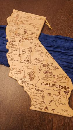 State of California bamboo board