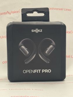 Shokz OpenFit Pro Open-Ear True Wireless Earbuds Black T010 New Sealed