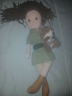 3 old vintage dolls the two twins are 50$ on ebay and the cutest , one with the boots and sloth is twenty five on ebay , asking 55 for all 3