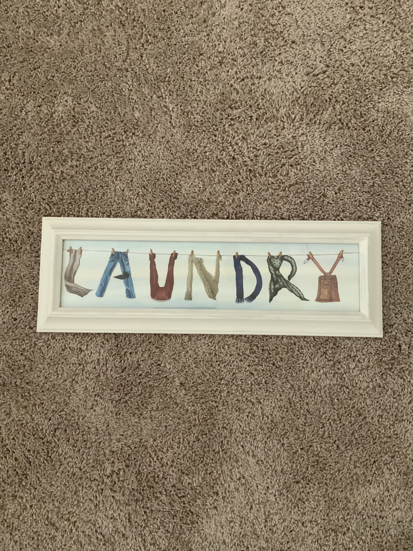 Wood Laundry Frame