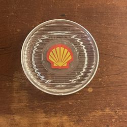 Vintage shell oil acrylic plate