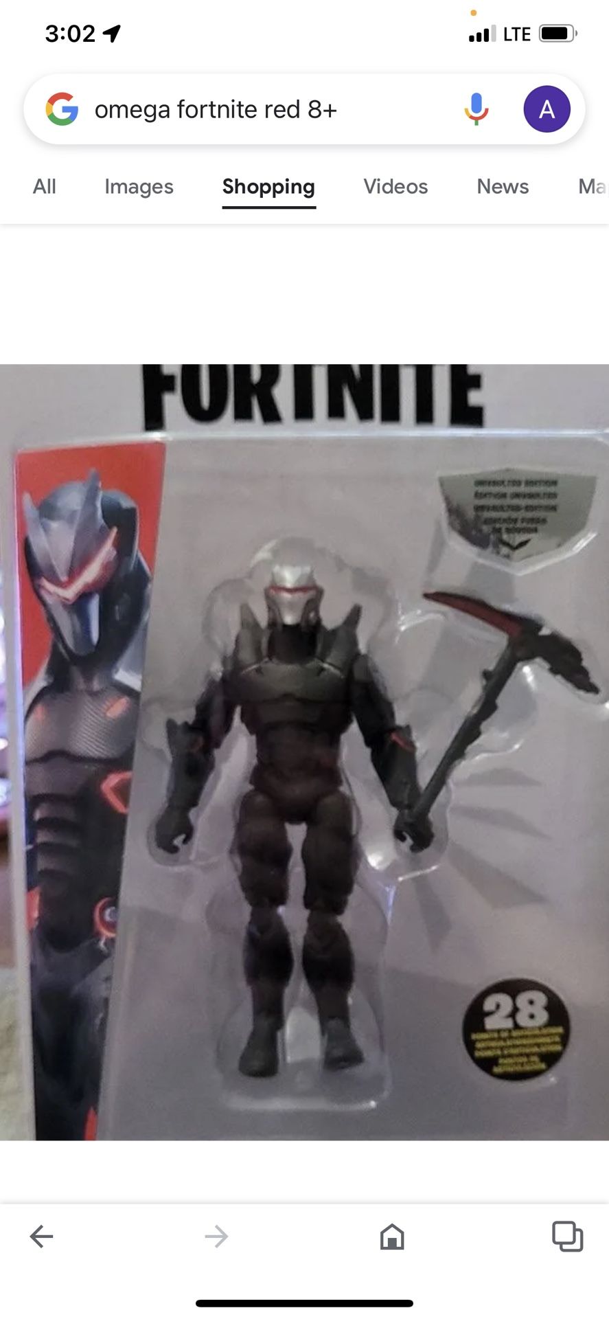 Epic Games Fortnite: Omega (Red) - Toys & Collectibles | Color: Red