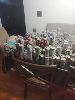 Collectors Cans Beer And Soda From 1950s And Up