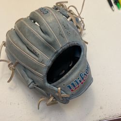 Blue And White Baseball Clove 11.5