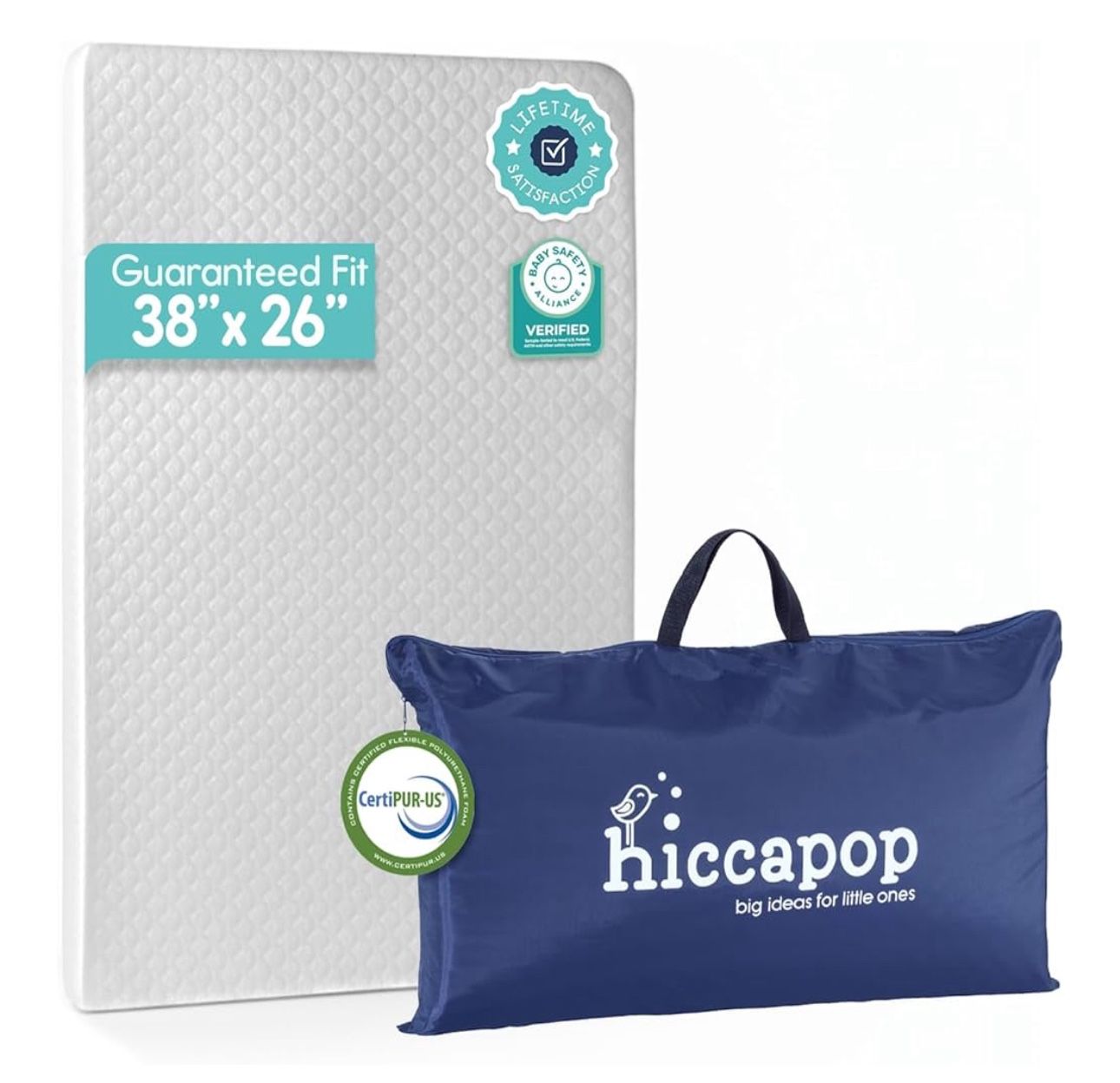 hiccapop Pack and Play Mattress Pad