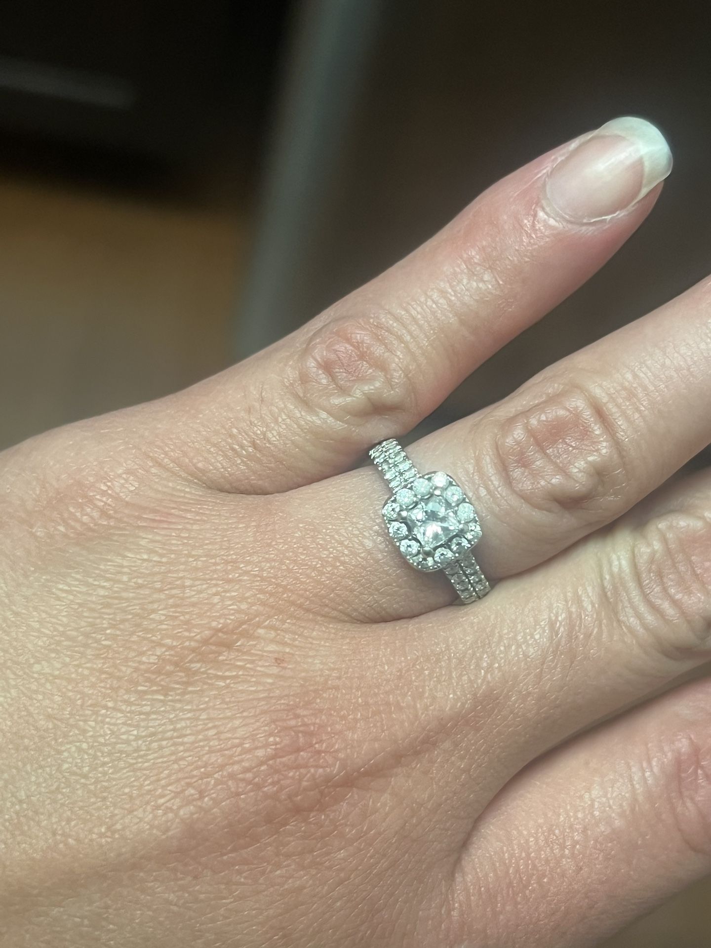 Princess Cut Leo Diamond Ring