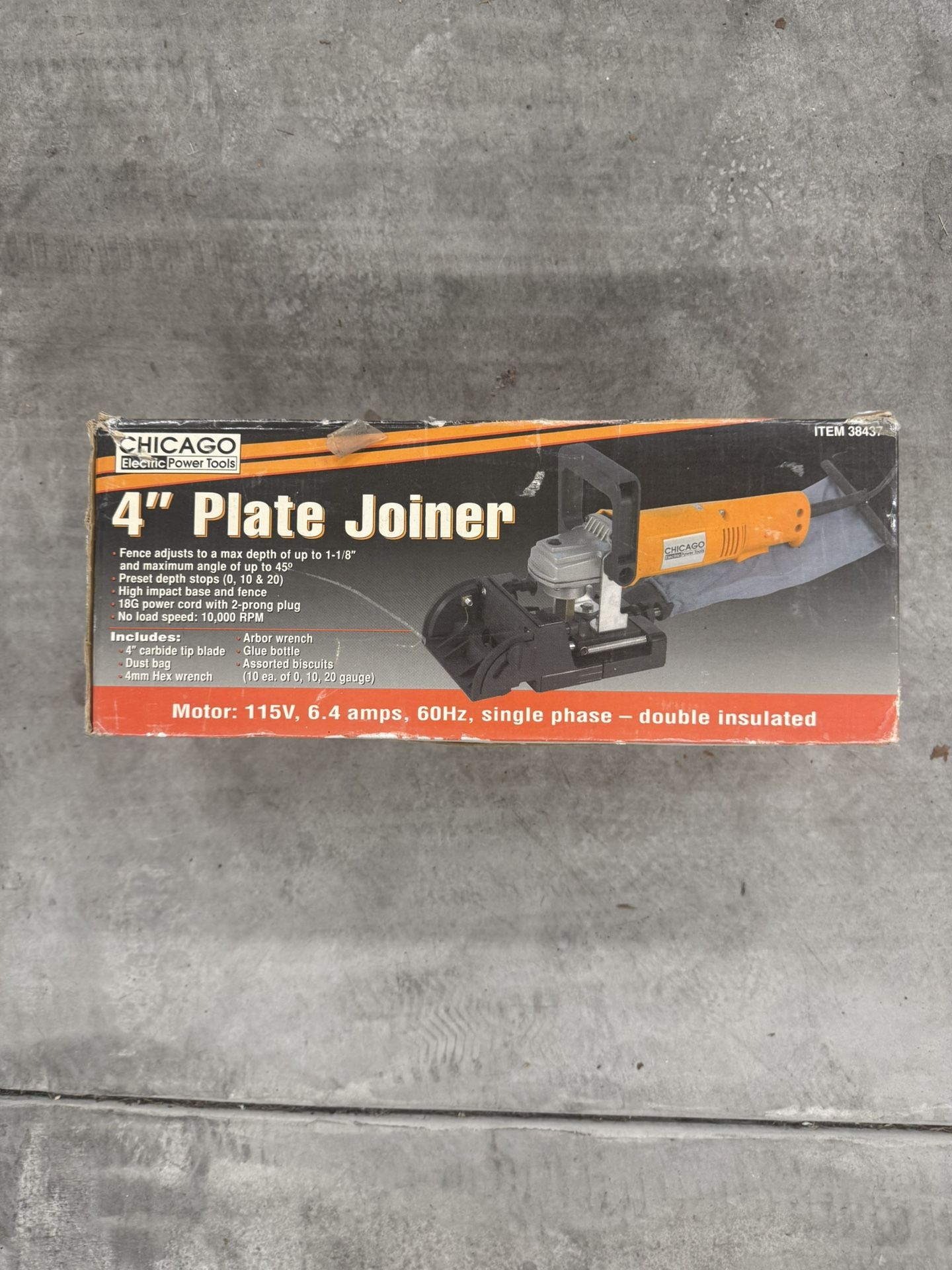 💥 Chicago Electric 4” Plate Joiner – Like New! 💥