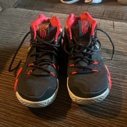 Nike Kyrie 4 Red & Black Men’s Size 8 **Rips on top inner corners