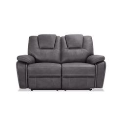 Dillon Gray Manual Reclining Loveseat