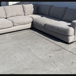 Gray Sectional Sofa Couch