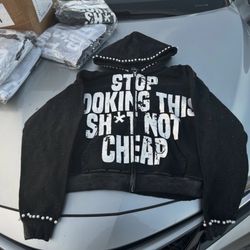 “stop Looking This Sh!t Aimt Cheap” Hoodie
