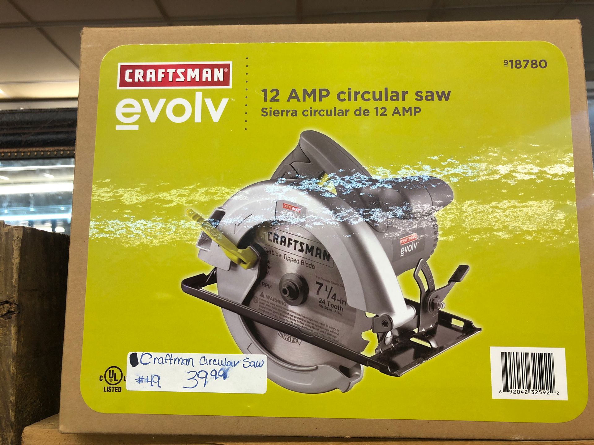 Craftsman’s circular saw
