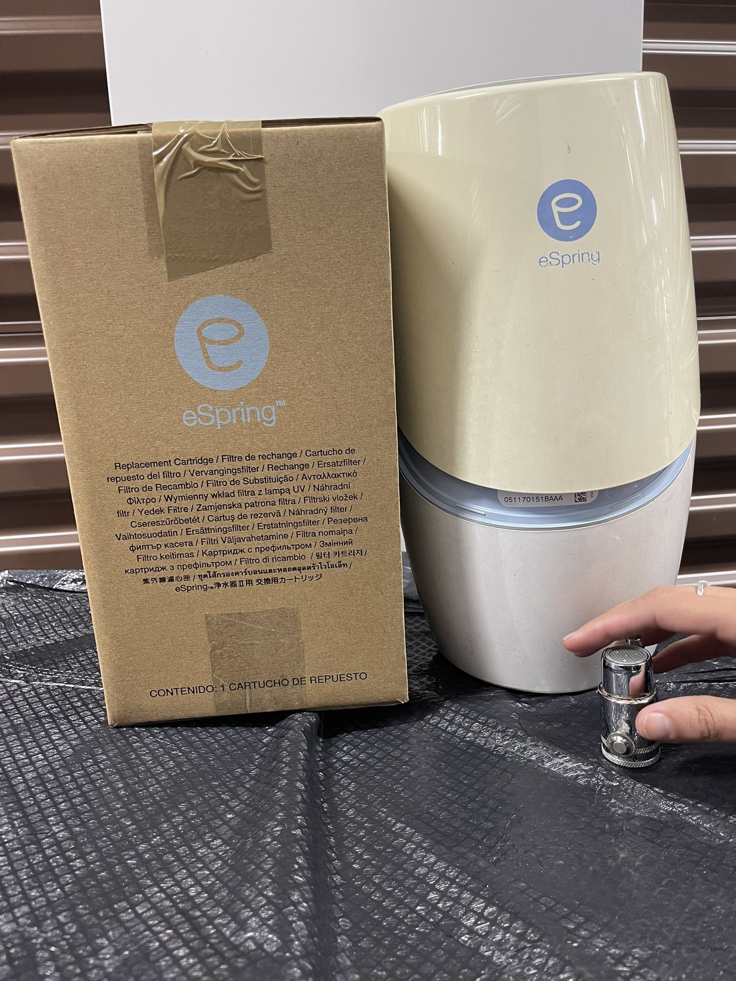 eSprings Reverse Osmosis Water Purifier With Replacement Filter