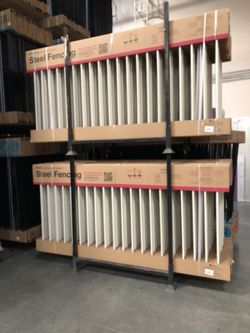 Wrought iron steel fence panels (fencing materials)