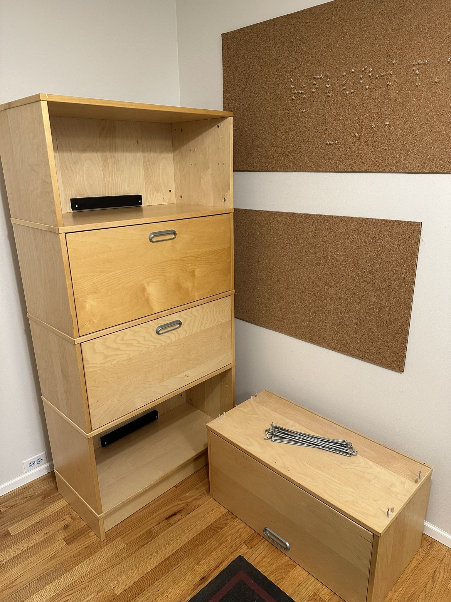 Solid IKEA Press Board Cabinets