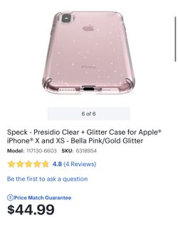 Speck IPhone XS case Pink