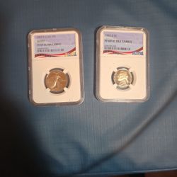 2 NGC Graded Coins