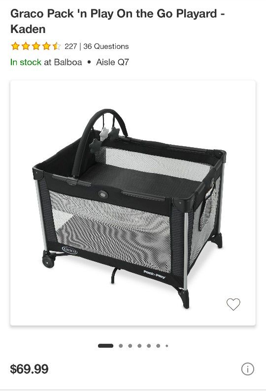 Graco Pack 'n Play On the Go Playard - Kaden
