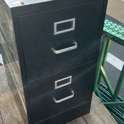 Two drawer filing cabinet
