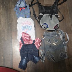 Dog Carrier Backpacks + Small & medium Dog Clothes Bundle 🐶