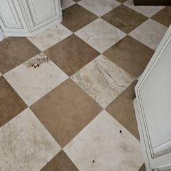 18" X 18" Travertine, 2 Colors