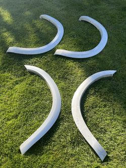 Dodge Ram Factory Flairs Arctic White