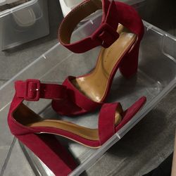 Red Velvet Heels 