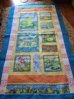 Beautiful welcome to my pad quilt
