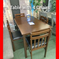 😍 Table with 4 Chairs