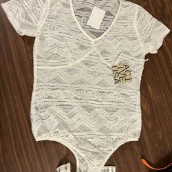 Black And White Bodysuit/Size M & S
