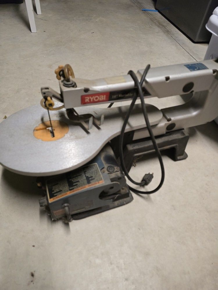 Ryobi Scroll Saw and Ryobi Belt and Disc Sander