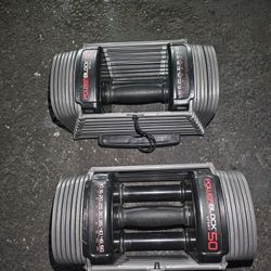 Pair Of Powerblocks 50lbs Each 