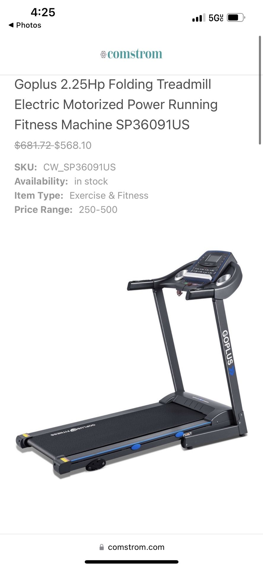 GoPlus Treadmill