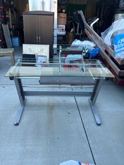 Beautiful glass desk