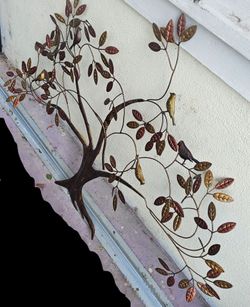 Metal tree with. Birds free 3 feet tall. 4 feet wide