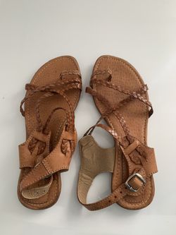 Leather Strappy Sandals