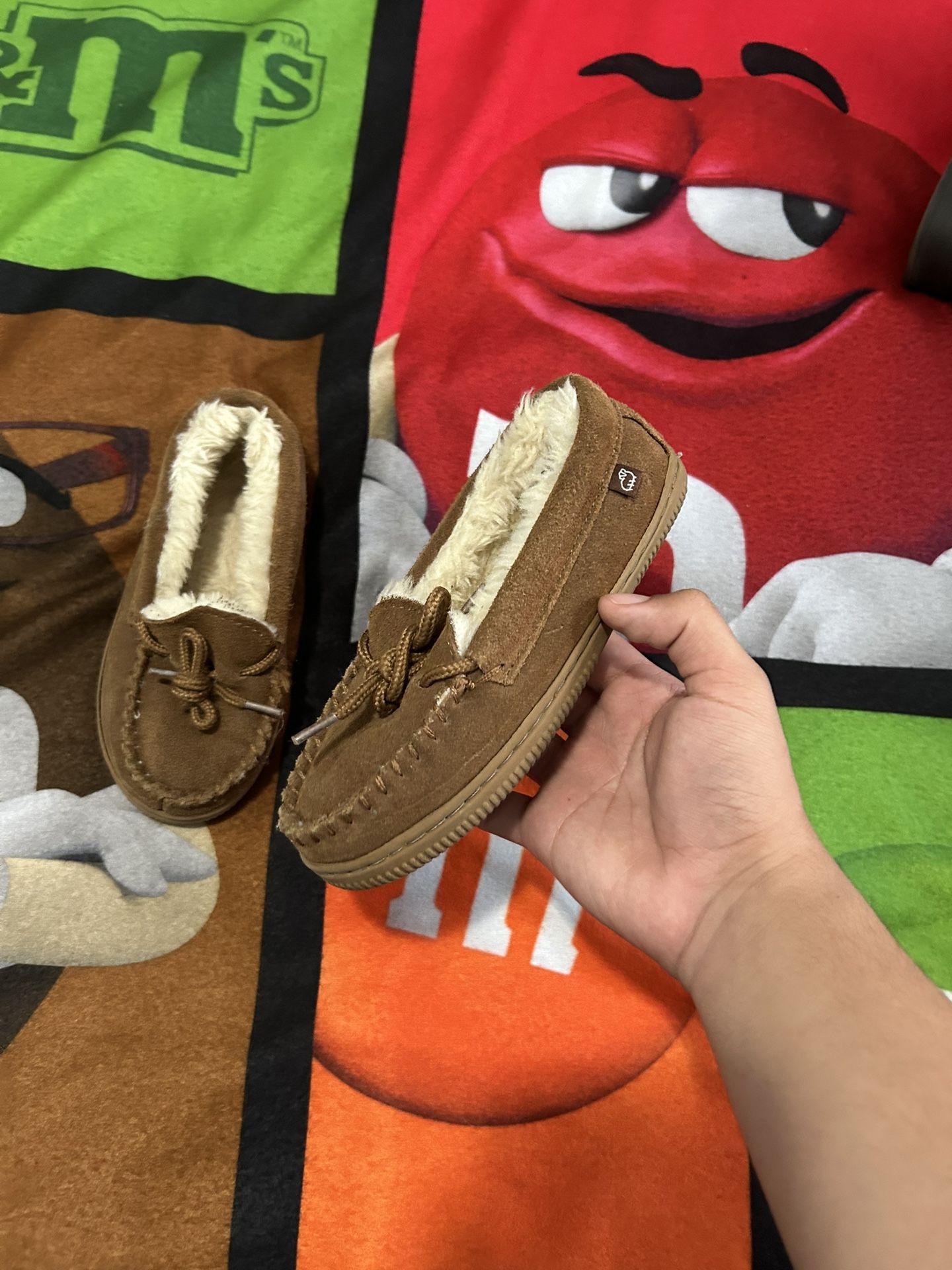 Lamo Brown Kids Slippers