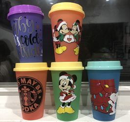 Personalized color changing Hot cups