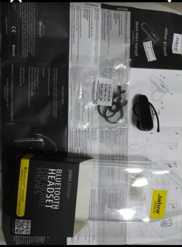 BLUETOOTH HEADSET .BRAND NEWJABRA BT2046. BRAND NEW IN BOX.