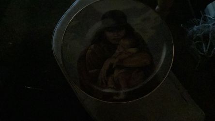 Vintage wall are desk decor