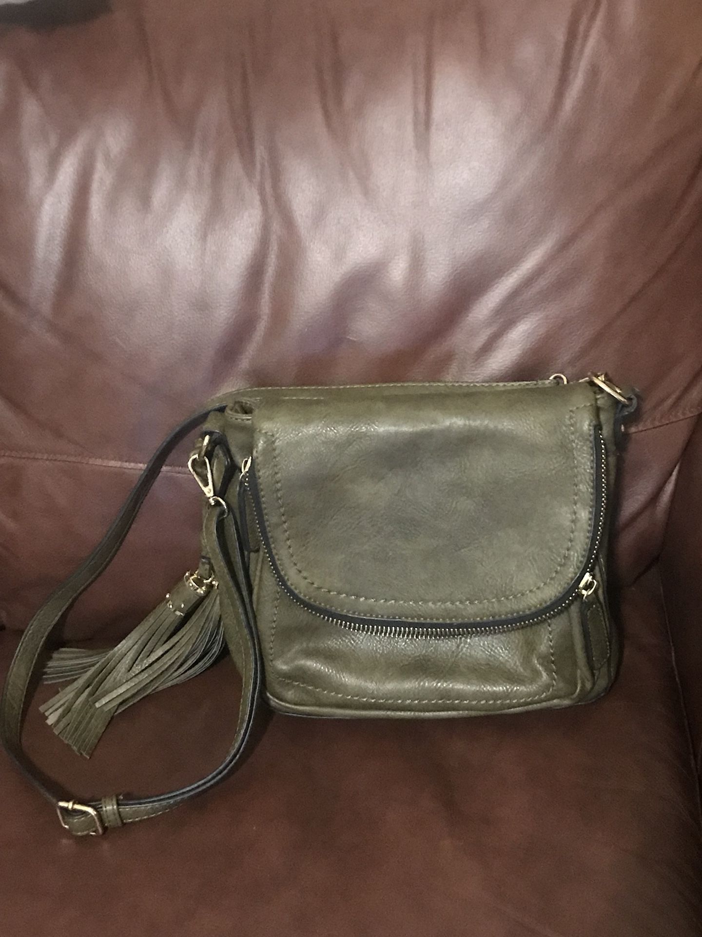 Sasha + Sofi mauve crossbody purse