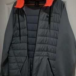 Nike Therma Dri-Fit Full Zip Hooded Winterized Jacket Men's Size XL Authentic 