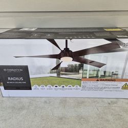 Fanimation Studio Collection Radius 60-in Color-Changing LED Outdoor Ceiling Fan -BRAND NEW