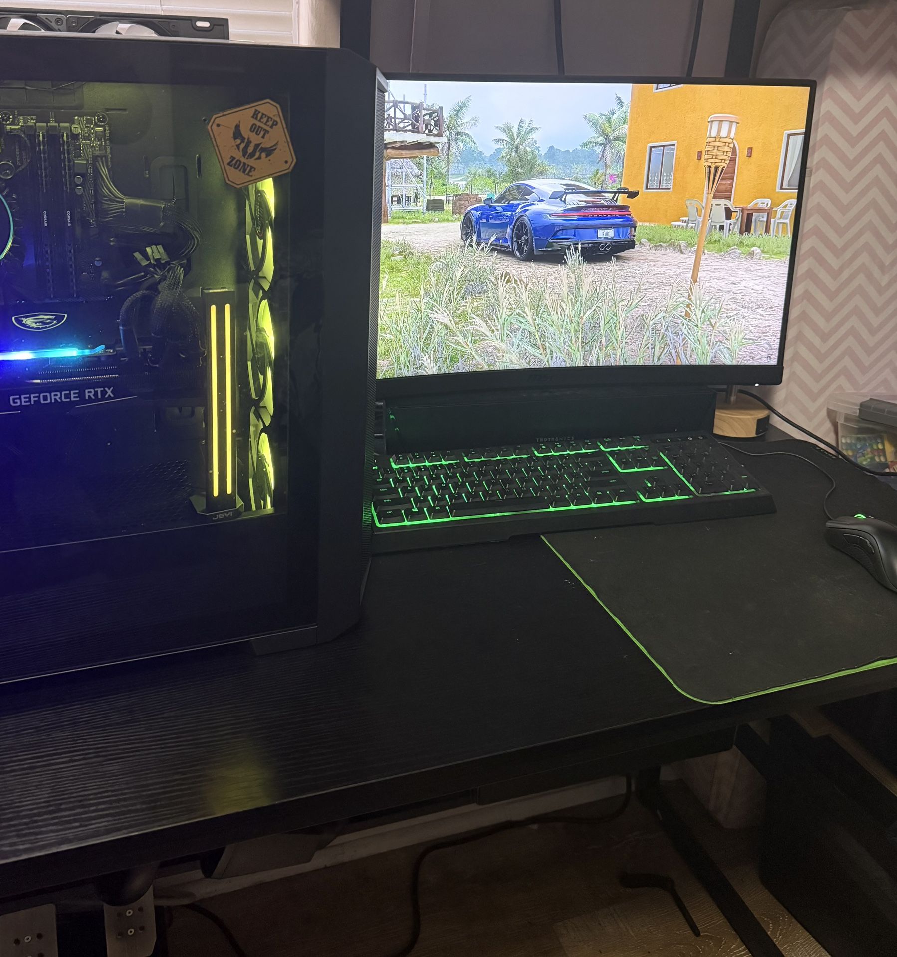 RTX 3080Gaming Pc And Monitor